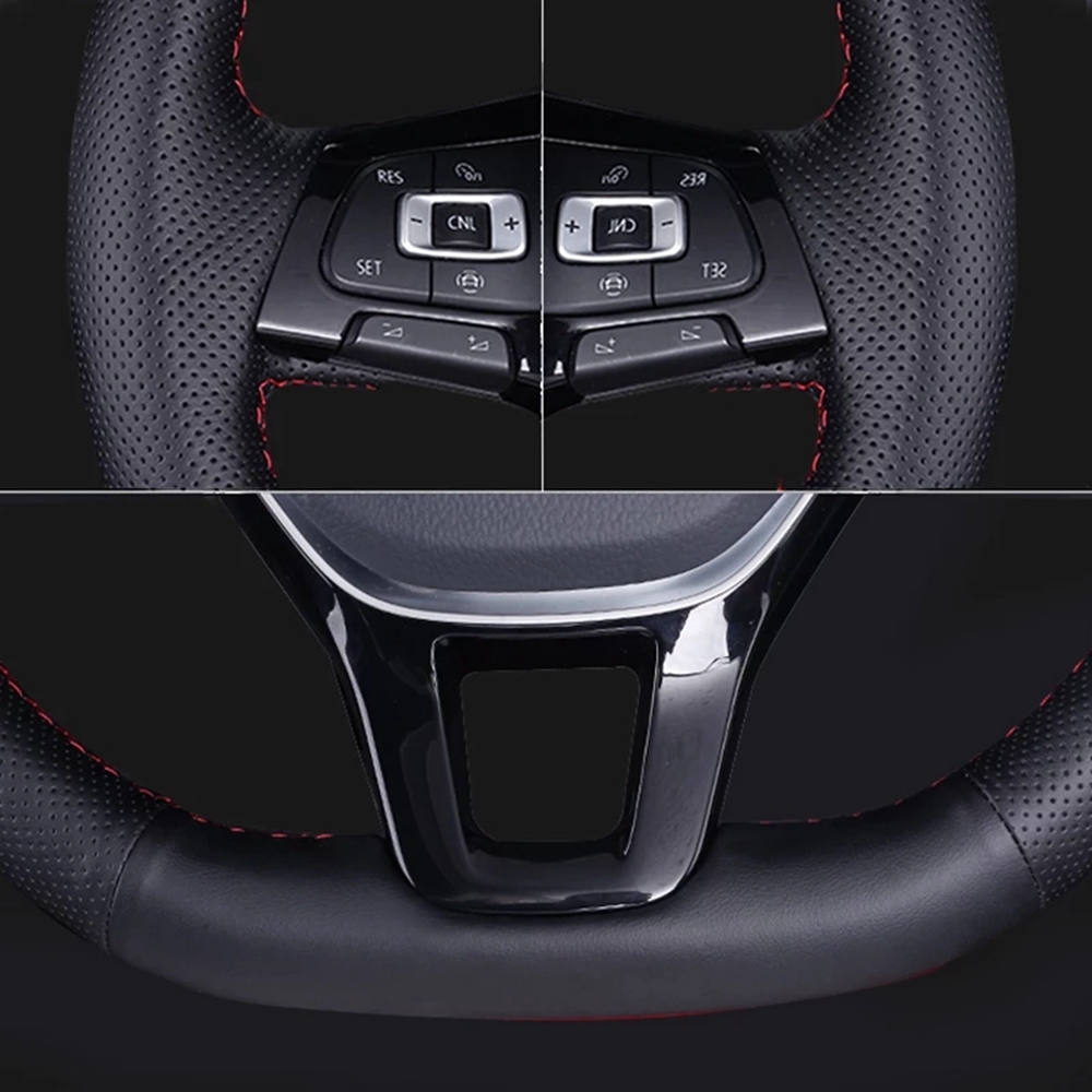 DIY Customized For KIA K5 DL3  - Car Steering Wheel Cover Anti Slip Breathable 评论和价格