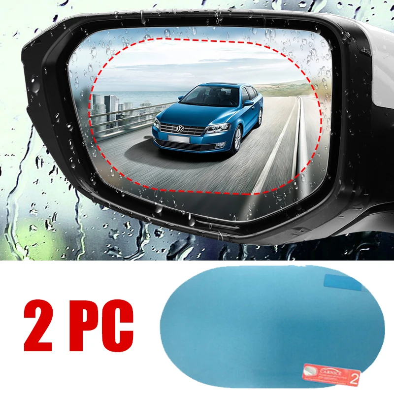 2PCS Car Sticker Rainproof Fil - Anti Glare Car Rearview Mirror Film 评论和价格