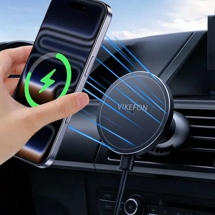 Car Wireless Charger Magnetic  - Magnetic Phone Holder For Car Vent 评论和价格