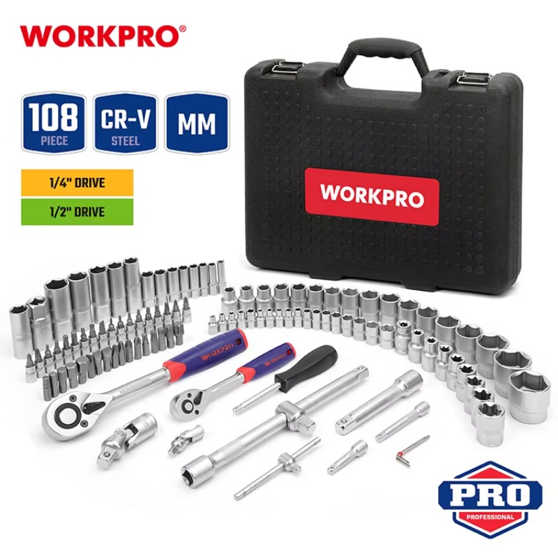 108pcs Professional Mechanics  - Auto Repair Tools 评论和价格
