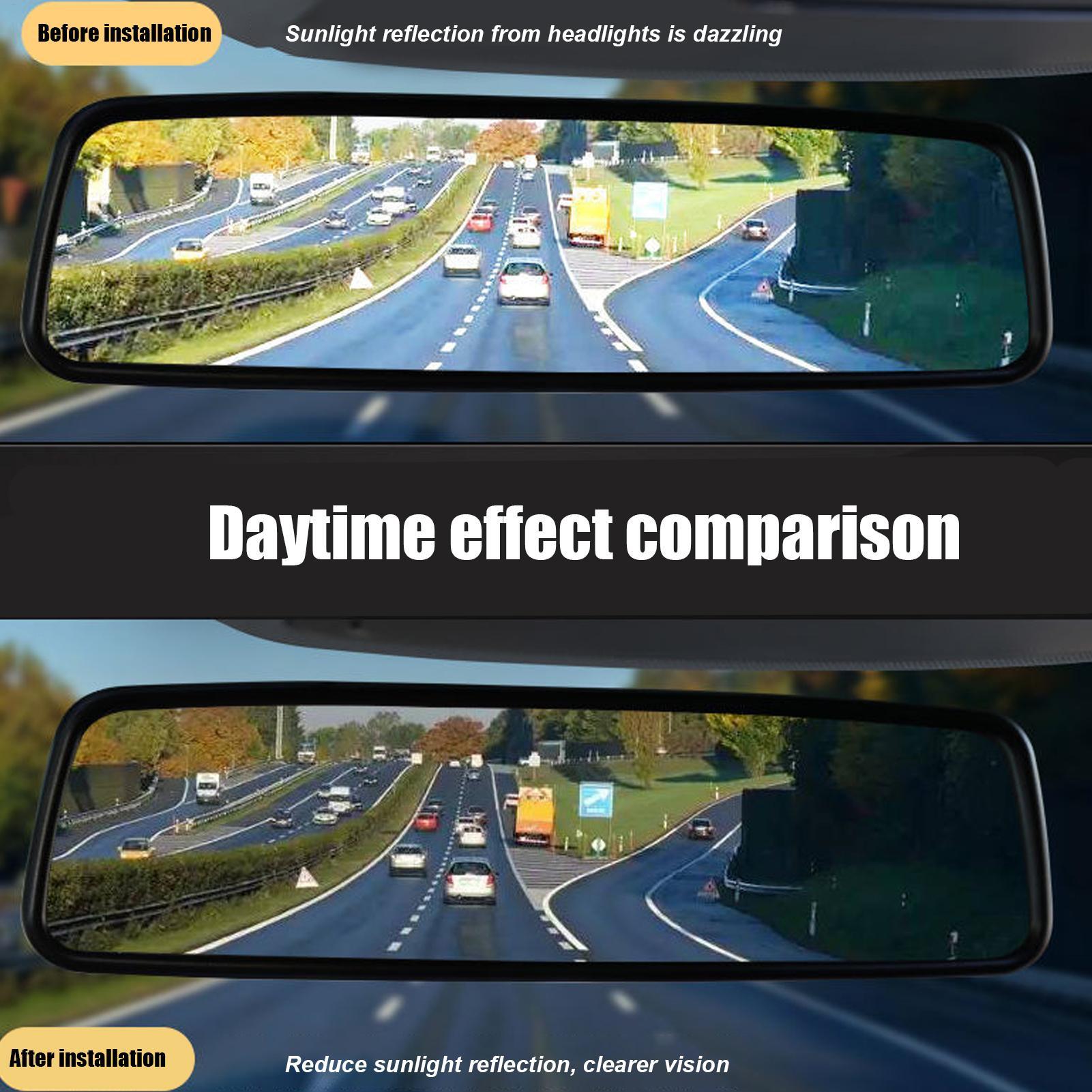 Car Interior Rearview Mirror A - Anti Glare Car Rearview Mirror Film 评论和价格