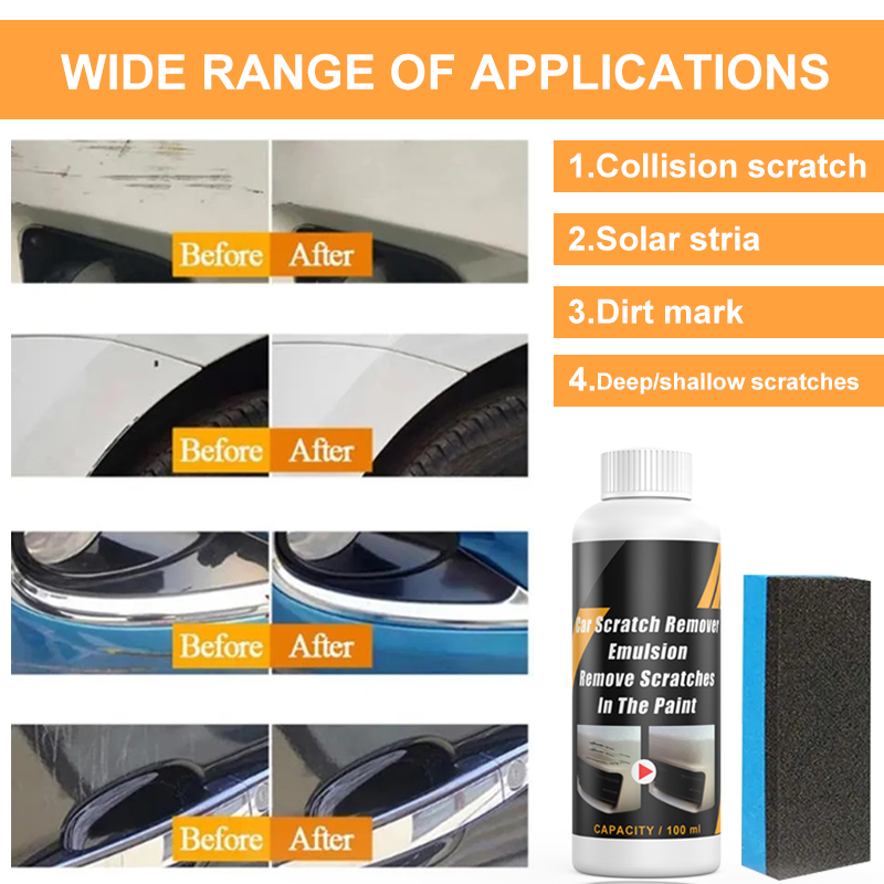 Car Scratch Remover Paint Care - Car Scratch Repair Polishing Wax Paste 评论和价格